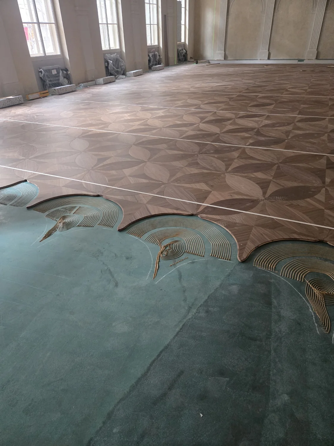 Hrvatski glazbeni zavod — detalj parketnog poda
